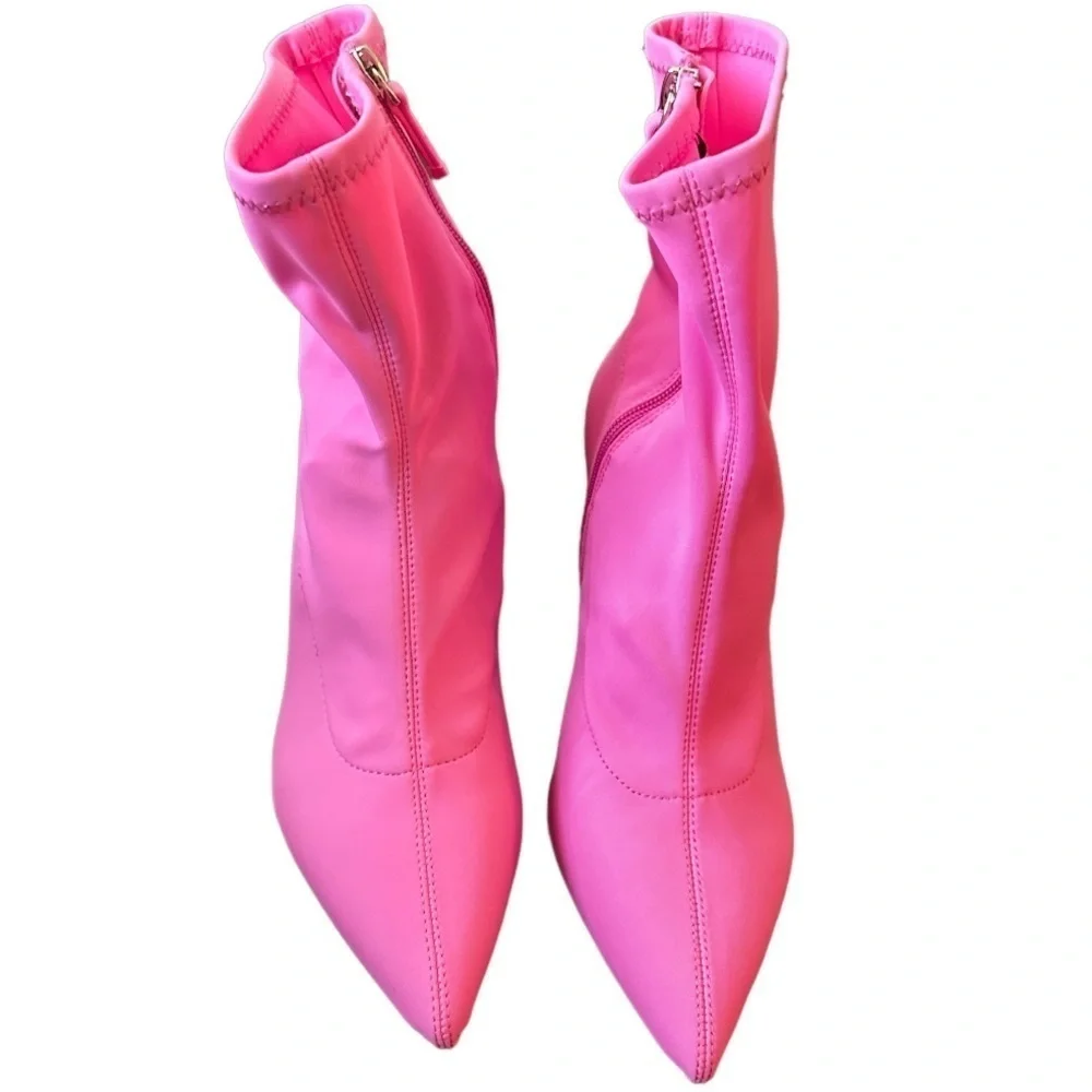 New ELOQUII Neoprene Ankle Boots Size:8W